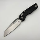 Factory Blem Microtech Knives MSI RAM LOK Black Fluted Aluminum & Stonewash M390MK 210-10FL
