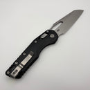 Factory Blem Microtech Knives MSI RAM LOK Black Fluted Aluminum & Stonewash M390MK 210-10FL