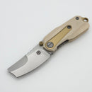 Thermal Tactical Ambient 2026D White G-10 Handles w/ Titanium Accents & Pearlescent Stonewash M390