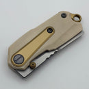 Thermal Tactical Ambient 2026D White G-10 Handles w/ Titanium Accents & Pearlescent Stonewash M390
