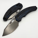 Kunwu X-Padre Black/Blue G-Mascus Handles w/ Black Elmax