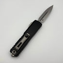 Factory Blem Microtech UTX-85 Gen IV w/ Black Handle & Stonewash D/E M390MK 12324-10