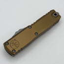 Microtech UTX-85 Gen IV w/ Tan Handle & Full Serrated Apocalyptic D/E M390MK 12324-12APTA