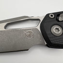 Factory Blem Microtech Knives MSI RAM LOK Frag Black G-10 & M390MK Apocalyptic Standard 210-10APFRGTBK