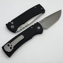 Chaves Pro-Tech Redencion 229 Auto w/ Black Spiral Stipple Handle & Tanto S35VN