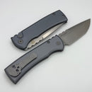 Chaves Pro-Tech Redencion 229 Auto w/ Gray Handle & Tanto S35VN