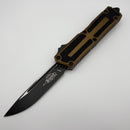 Factory Blem Microtech Scarab 2 Gen 3 Spine Fluted S/E Tactical Standard w/ Tan Handle 1278-1TA