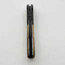 Kelly Vermeer Custom Flipper Angel Wing Damascus & Carved MammothScales (Consignment)
