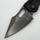 Marfione Custom Knives & Borka Blades Stitch Auto w/ Rocked DLC M390 (Consignment)