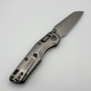 Pre-Owned Microtech Marfione Select MSI RAM LOK Mini Slab Side Titanium Handles w/ Double Vapor Accents & Bronze Accents & Stonewash M390MK 210M-10MS2
