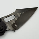 Marfione Custom Knives & Borka Blades Stitch Auto w/ Rocked DLC M390 (Consignment)
