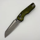 Pre-Owned Microtech MSI RAM LOK Mini OD Green Frag Aluminum Handles w/ Apocalyptic M390MK 210M-10APFROD