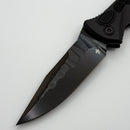 Marfione Custom & Borka Blades Socom Elite Auto w/ Stingray Inlaid Handles & Rocked DLC M390 (Consignment)