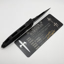 Marfione Custom & Borka Blades Socom Elite Auto w/ Stingray Inlaid Handles & Rocked DLC M390 (Consignment)
