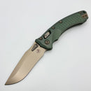 Microtech Marfione Select Amphibian RAM LOK Antique Green Frag Titanium Handles & Bronze M390MK & Bronzed Accents 137RL-13FRMS1 (Consignment)