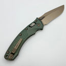 Microtech Marfione Select Amphibian RAM LOK Antique Green Frag Titanium Handles & Bronze M390MK & Bronzed Accents 137RL-13FRMS1 (Consignment)