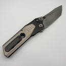 Pre-Owned Poikilo Blade Task Cyberkuza S1 Stonewash Titanium Handles w/ Pearlescent Stonewash M398 Pattern B