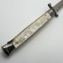 Frank B Italian Stiletto 11" w/ Bayonet Single Edge Blade & Mother of Pearl Handle (Consignment)