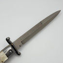 Frank B Italian Stiletto 11" w/ Bayonet Single Edge Blade & Mother of Pearl Handle (Consignment)