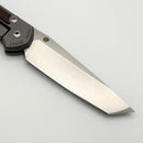 Chris Reeves Large Sebenza 31 Macassar Inlay & Tanto MagnaCut (Consignment)