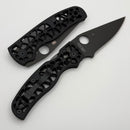 Spyderco Edgerati w/ Black Aluminum Handles & DLC S30V C266BKALBKP