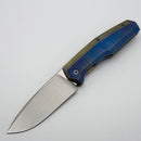 Custom Knife Factory FIF18 Tumbled Titanium Handles & M398 (In House Modified)