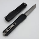 Microtech Ultratech Gen IV T/E Stonewash Standard w/ Black Handle 11234-10