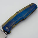 Custom Knife Factory FIF18 Tumbled Titanium Handles & M398 (In House Modified)