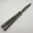 Pre-Owned Poikilo Blade Nova S1 Titanium Handles w/ Pearlescent M390