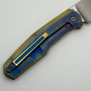 Custom Knife Factory FIF18 Tumbled Titanium Handles & M398 (In House Modified)
