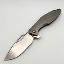 Koenig Arius Flipper with Titanium Handles & M390 Brightwashed w/PF (Consignment)