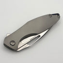 Koenig Arius Flipper with Titanium Handles & M390 Brightwashed w/PF (Consignment)