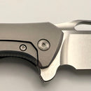 Koenig Arius Flipper with Titanium Handles & M390 Brightwashed w/PF (Consignment)