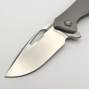 Koenig Arius Flipper with Titanium Handles & M390 Brightwashed w/PF (Consignment)