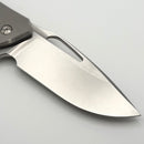 Koenig Arius Flipper with Titanium Handles & M390 Brightwashed w/PF (Consignment)