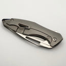 Koenig Arius Flipper with Titanium Handles & M390 Brightwashed w/PF (Consignment)