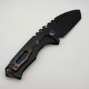Pre-Owned Medford Knife Praetorian T DLC Tanto 20CV & DLC Handle w/ Flamed Hardware