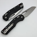 Microtech Knives MSI RAM LOK Black Polymer Injection Molded w/ Red Back Strap & M390MK 210T-10PMBK-A5