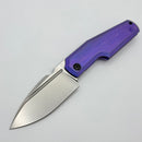 Custom Knife Factory GTK Elementak w/ Anodized Tumbled Titanium Handles & M398 (In House Modified)