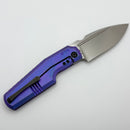 Custom Knife Factory GTK Elementak w/ Anodized Tumbled Titanium Handles & M398 (In House Modified)