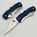 Spyderco Dyad Jr Lightweight Blue FRN Handles w/ CPM-SPY27 Blades Sprint Run C39P&SCBL