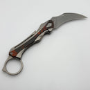 Poikilo Blade Thorny Devil w/ Titanium Red Fat Carbon Inlaid Handles & Pearlescent Stonewash M398