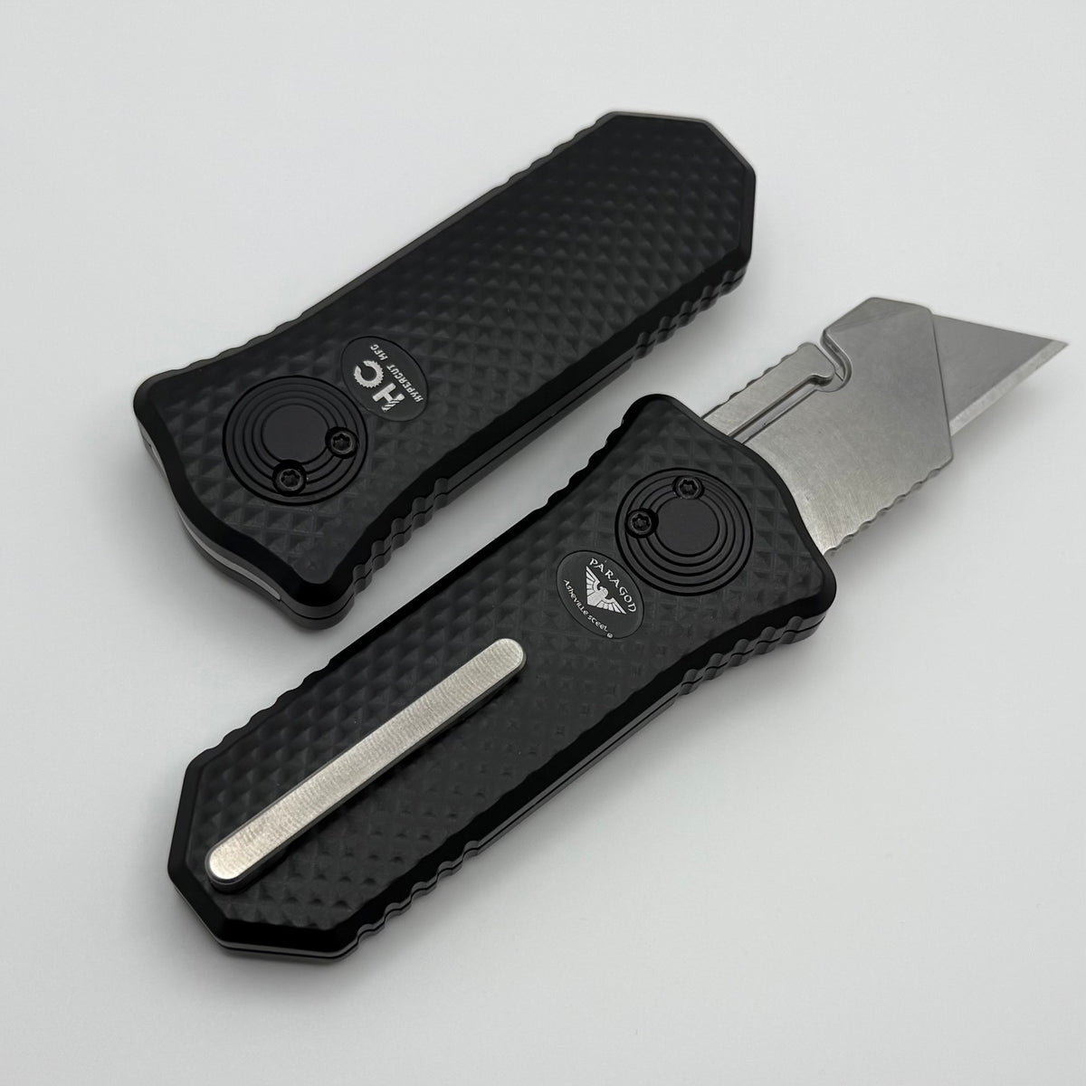 Hypercut Oracle Crosshatch Aluminum Milled Handles w/ Changable Razor