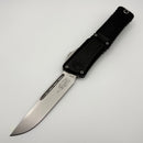 Pre-Owned Microtech Knives Combat Troodon Gen III Stonewash Single Edge w/ Black Handle 1143-10