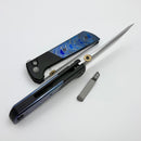 North Mountain Blade Chop2 w/ Zirconium Titanium Damascus Handles & SLD-Magic