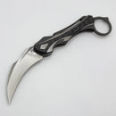 Poikilo Blade Thorny Devil w/ Titanium Black Fat Carbon Inlaid Handles & Pearlescent Stonewash M398
