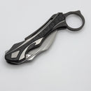 Poikilo Blade Thorny Devil w/ Titanium Black Fat Carbon Inlaid Handles & Pearlescent Stonewash M398