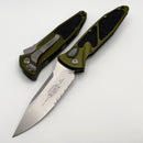 Microtech Socom Elite Auto OD Green Handles w/ S/E Partial Serrated Stonewash 160A-11OD