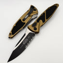 Microtech Socom Elite S/E Tan Tactical Partial Serrated 160A-2TA