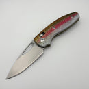 Pre-Owned TRM Bulldog 3D Rainbow Trout G-10 Handles & MagnaCut